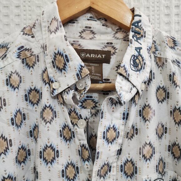 Ariat Men's Team Warner Classic Embroidered Shirt Size Medium - Picture 9 of 16